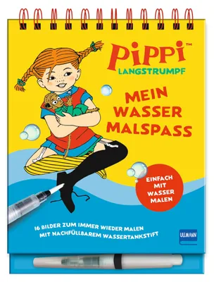 Produktbild von Pippi Langstrumpf - Mein Wassermalspaß