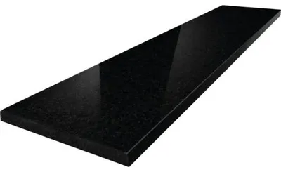 Produktbild von Fensterbank Gabbro Granit Schwarz 113x20x2 cm