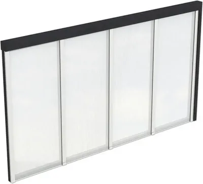 Produktbild von Seitenwand Polycarbonatplatten SKAN HOLZ 355 x 200 cm anthrazit