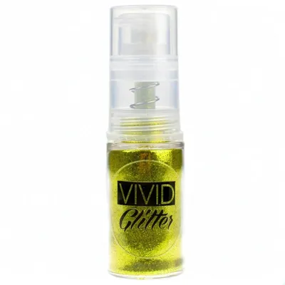 Immagine prodotto di Spray nebulizzatore con glitter brillanti, colore oro giallo