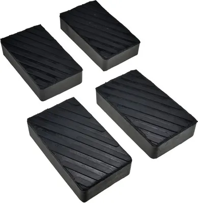 Obrázok produktu pre 4x jack gumová podpora 200x113x42mm gumové bloky gumový blok zdvíhacia plošina guma