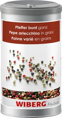 Produktbild von Wiberg Pfeffer bunt ganz vielschichtige Schärfe Packung 550g