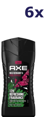 Produktbild von 6x Axe Douchegel - Fresh Bergamot 250 ml