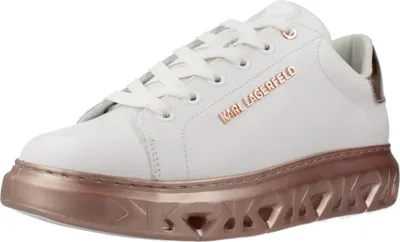 Image de Karl Lagerfeld Kapri Kite Lo Lace Lthr Couleur Blanc