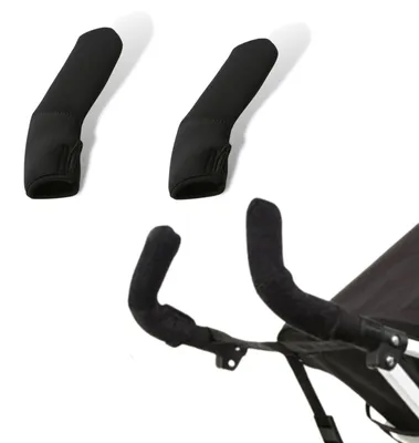 Productafbeelding van Armleuningbeschermer - Kinderwagen - Zwart - 1 paar