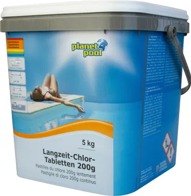 Produktbild von Langzeit-Chlor-Tabletten Planet Pool 200g/Stück 5 kg