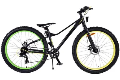 Produktbild von Volare Gradient Kinderfahrrad - Jungen - 26 Zoll - Schwarz Gelb Grün - 7 Gänge - Prime Collection