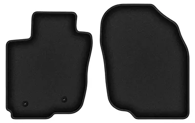 Zdjęcie produktu dla Dywaniki samochodowe welurowe przednie do: Toyota RAV4 III (2006-2013, SUV) czarne, podgumowane