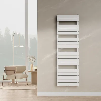 Obrázok produktu pre Uterákový radiátor "Voss" biely 160x50cm lamely