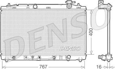 Produktbild von DENSO DRM50030 Kühler Wasserkühler Motorkühler