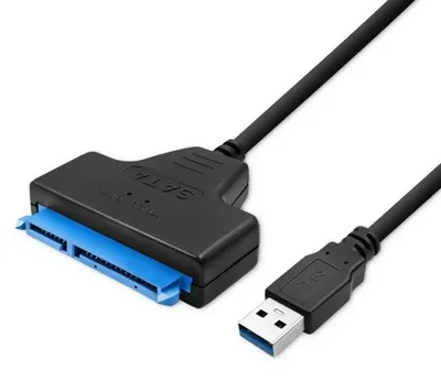 Imagen del producto de Adaptador de cable Qoltec USB 3.0 para disco duro (HDD) o unidad de estado sólido (SSD) de 2.5"