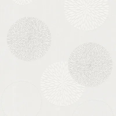 Produktbild von Profhome 937922-GU Grafik Tapete Geometrisch matt creme weiß 5,33 m2