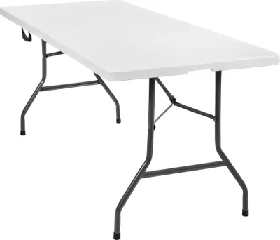 Produktbild von Camping Klapptisch 183x76x74cm - weiß
