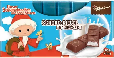 Produktbild von Rotstern Sandmann Schoko-Riegel 8er