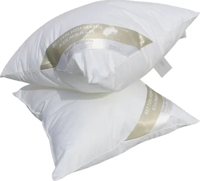 Produktbild von 2 Stück Betten Hofmann Basic Allergiker Kleinkissen Faserkissen 40x40 cm 200 g