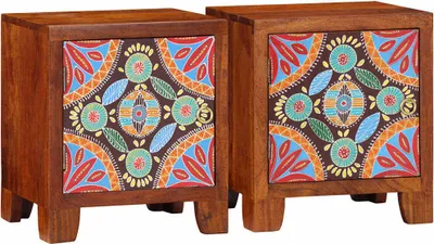 Obrázek produktu pro Noční stolky 2 ks 40x30x45 cm masivní akáciové dřevo