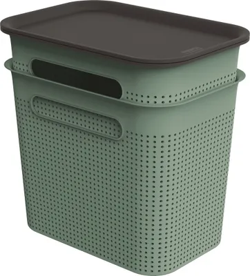 Obrázek produktu pro ROTHO SET 2x 7L BRISEN box s víkem - zelená