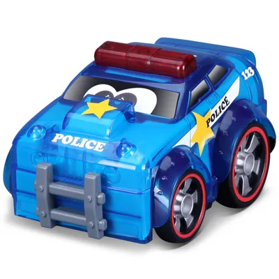 Produktbild von Maisto BB Junior Polizeiwagen mit blinkenden Lichtern und heulenden Sirenen, ab 12 Monate