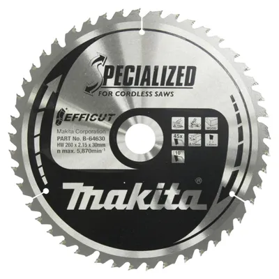 Produktbild von Makita EFFICUT Sägeb.260x30x45Z