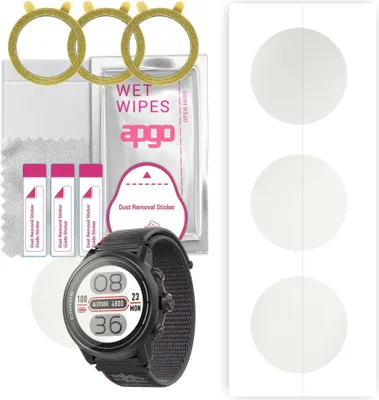 Produktbild von apgo 3 Stück Schutzfolie, Matt, kompatibel mit Coros APEX 2 Pro Smartwatch, Hydrogel Displayschutzfolie mit Positionierhilfe, Displayfolie, robust und kratzfest
