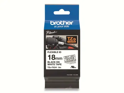 Obrázek produktu pro Tzefx241 Brother Ptouch 18Mm Weiss-Schw