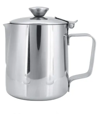 Milchkännchen 600 ml Edelstahl mit Deckel