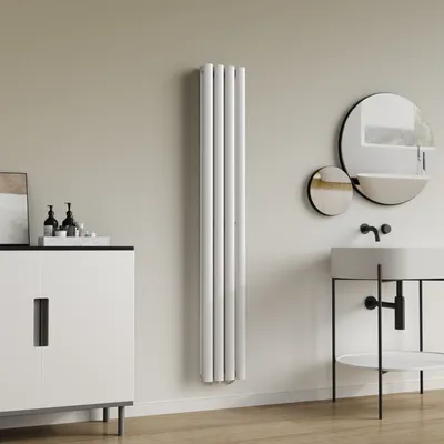 Immagine prodotto di Radiatore tubolare 'Nore' Bianco 160x24cm Doppio strato 812W