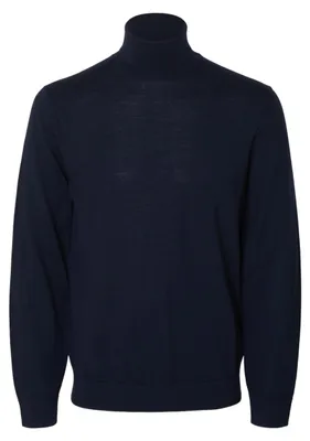 Obrázek produktu pro Pánský svetr SELECTED HOMME, model SLHTRAY LS, pletený z merino vlny, s rolákem