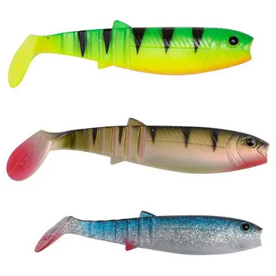 Obrázek produktu pro Savage Gear Gumová nástraha Cannibal Shad bulk White & Black - 6,8cm 3g