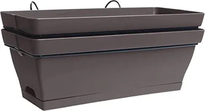 Produktbild von Poétic Blumenkasten-Set ROMÉO (B)490 mm taupe 2er