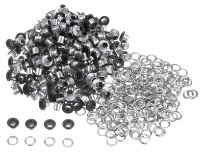 200 Metallösen 3 mm mattschwarz für DIY-Projekte