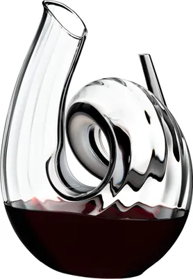 Produktbild von RIEDEL 2011/00 Dekanter CURLY Fatto A Mano schwarz-weiß-schwarz / Design-Dekanter