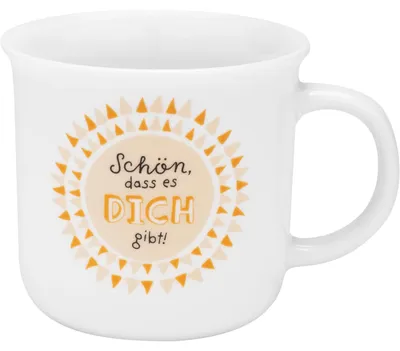 Mok mit Spruch 38 cl Porzellan Geschenkbox