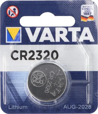 Produktbild von Varta Lithium Knopfzelle CR2320, 3,0V, 135mAh, 23x2,0mm