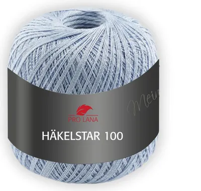 Produktbild von Pro Lana Häkelstar 100,100g,100% Baumwolle,Filethäkelgarn,566m LL, NS 1,5-2 mm 56 hellblau