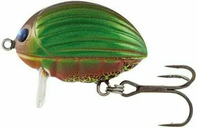 Image de Salmo Lil' Bug Floating Green Bug 3 cm 4 g Wobble