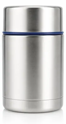 Thermoskanne aus Edelstahl, 1 Liter, mit Deckel