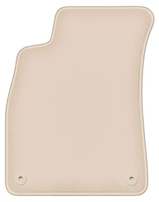 Image de Tapis conducteur en moquette pour Audi A4 B6 2002-2006 (cabriolet) – 1 pièce, beige, sur mesure – Wielganizator FORTUNA