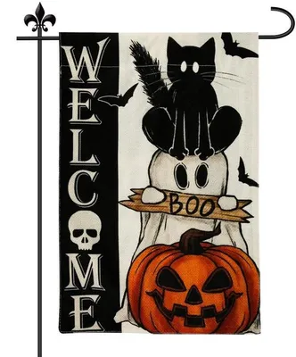 Obrázek produktu pro Strašidelný halloweenský ubrus 30 x 45 cm, halloweenská dekorace, do interiéru i exteriéru