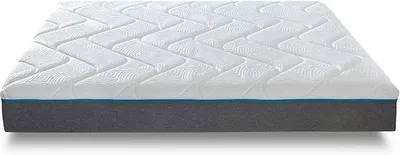 Produktbild von Matratze, 90 x 190 cm, Höhe 25 cm, abnehmbarer Bezug, hoher Komfort, milbendicht, waschbar und atmungsaktiv, mittlere Festigkeit, Biopur HR-Schaumkern