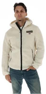 Image de Napapijri Homme Jaquettes Blanc - NP0A4IA8N1J1 - Taille M