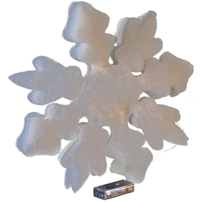 Produktbild von Riffelmacher LED Eisstern mit Minilichterkette 30 cm 68302 | Weiß