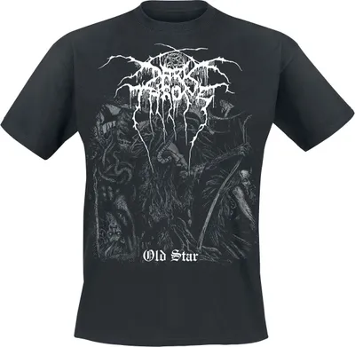 Produktbild von Darkthrone T-Shirt Herren Old Star schwarz Band-Merch, Bands 100% Baumwolle M