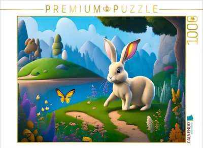 Produktbild von CALVENDO Puzzle Der Osterhase | 1000 Teile Lege-Größe 64x48cm Foto-Puzzle für glückliche Stunden