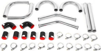 Produktbild von 2in 51 mm universelles Aluminiumrohr -Rohr -Siliziumschlauchinterkühler -Turbo -Rohrleitungs -Kit Modifiziertes Zubehör