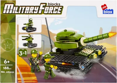 Image de Militaria 3in1 Tank 188 pièces Alleblox AB3032