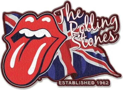 Produktbild von The Rolling Stones Lick the Flag Aufnäher zum Aufnähen