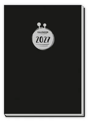 Produktbild von TRÖTSCH - Taschenkalender A7 Schwarz 2027