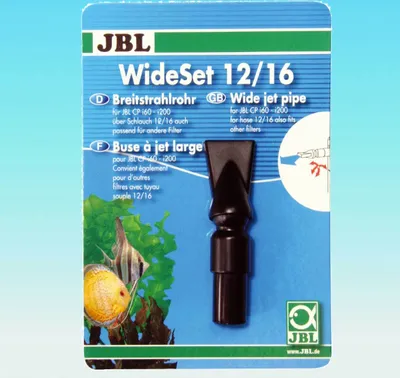 Produktbild von JBL WideSet Wasserauslauf-Set 12/16 Breitstrahlrohr für CP i Serie Innenfilter
