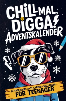 Produktbild von Chill Mal, Digga! Adventskalender für Teenager Jungs und Mädchen